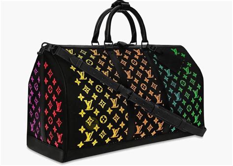 lv fibre optic bag|Louis Vuitton Keepall LED Monogram 50 Black .